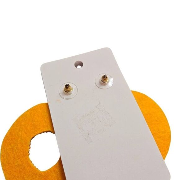 Mardi Gras Beaded King Cake Earrings Fat Tuesday Carnival - Picture 3 of 3